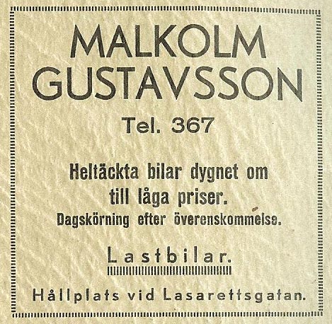 Malkolm Gustavsson