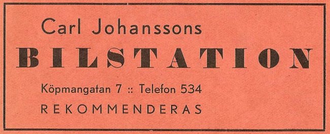 Carl Johanssons Bilstation