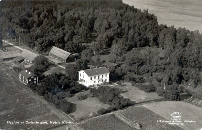 Flygfoto av Carlsns grd, Nydala Kloster