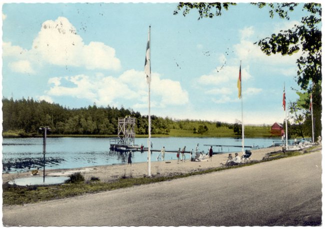 Friluftsbadet Prostsjön (ca 1970)