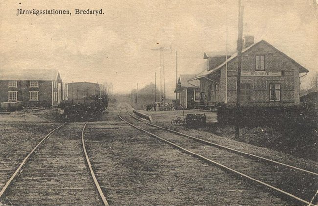 Järnvägsstationen, Bredaryd.