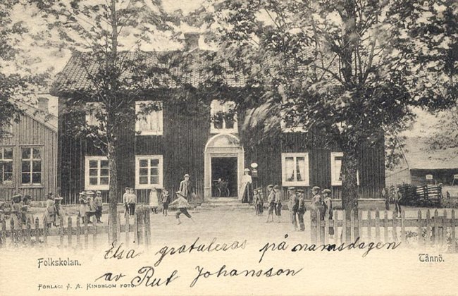 Folkskolan, Tånnö.