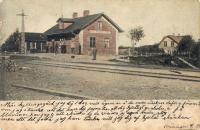 Järnvägsstationen, Bredaryd (ca 1903)