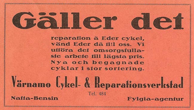 Värnamo Cykel & Reparationsverkstad