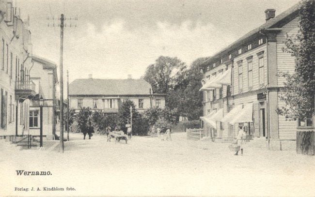 Storgatan. Hotellet i bakgrunden