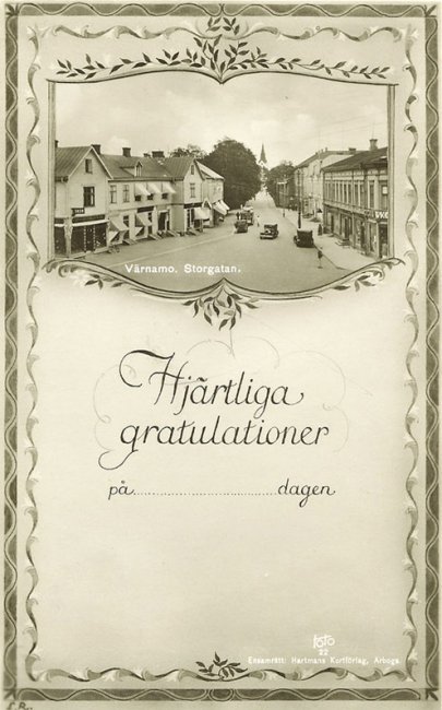 Storgatan (gratulationskort)