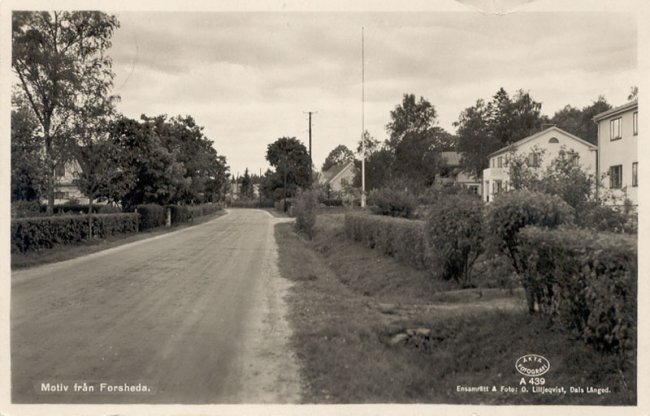 Motiv frn Forsheda, Storgatan