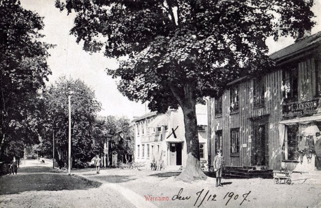 Storgatan (vid g:a Sohlbergs (1907)