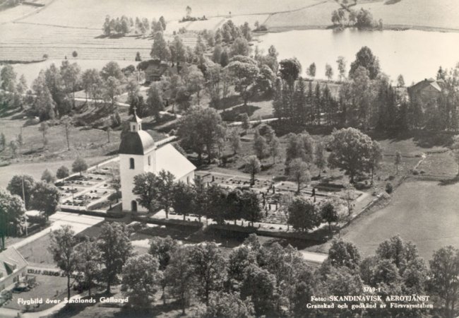 Flygbild ver Smlands Gllaryd