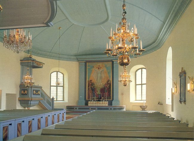 Gllaryds Kyrka, interir