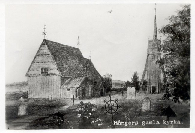 Hångers gamla kyrka.