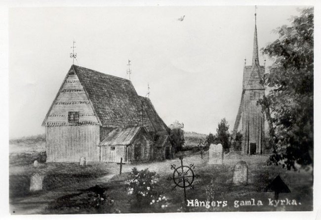 Hngers gamla kyrka.