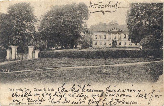 Ohs Bruk, Bor. Corps de logis.