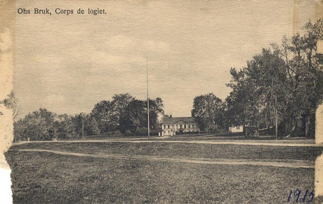 Ohs Bruk, Corps de logiet. (ca 1915)
