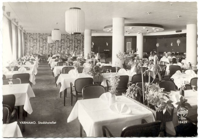 Stadshotellet, interir