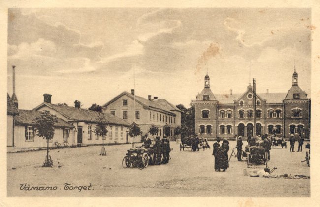 Kyrktorget och Tingshuset