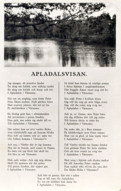 Apladalsvisan