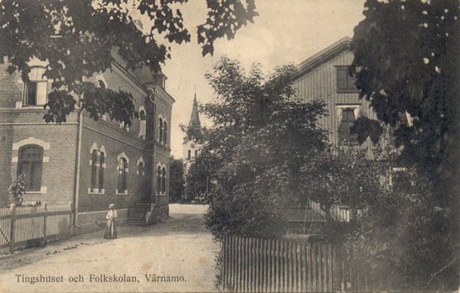Tingshuset och Folkskolan
