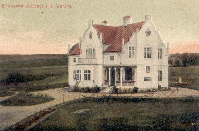 Hofleverantr Lundbergs villa, Wernamo.