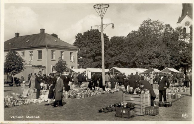 Vrnamo. Marknad