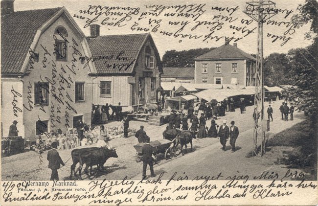 Wernamo Marknad (ca 1904)