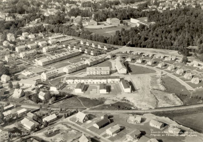 Flygfoto ver Karlsdal 1960