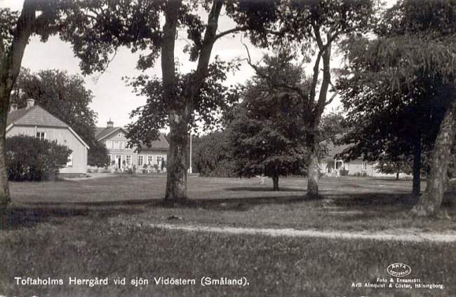 Toftaholms Herrgård vid sjön Vidöstern