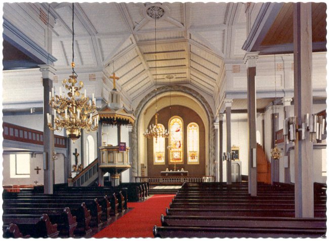 Värnamo Kyrka, interiör