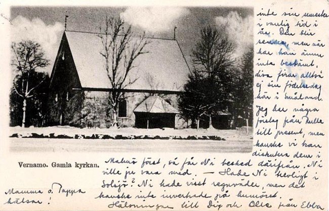 Vernamo gamla kyrka.