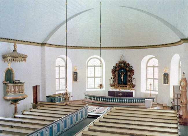 Forsheda Kyrka, interir