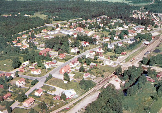 Flygfoto ver Forsheda 1968