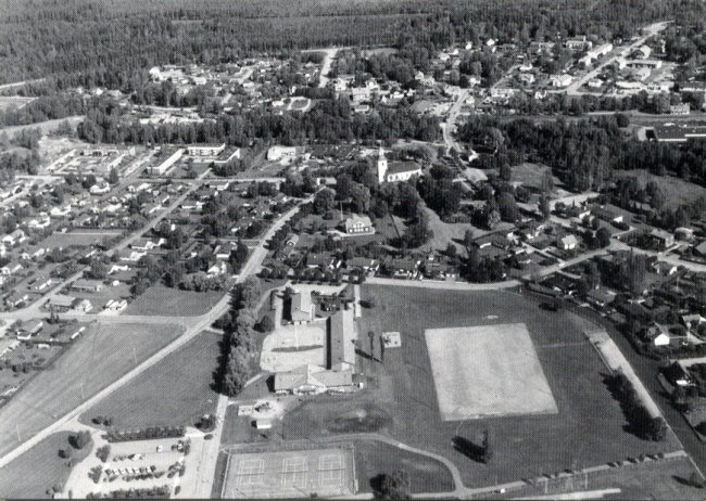 Flygfoto ver Forsheda 1993