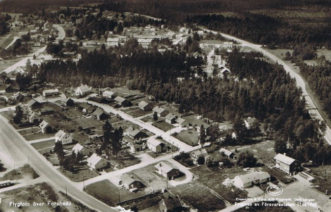Flygfoto ver Forsheda (1963)