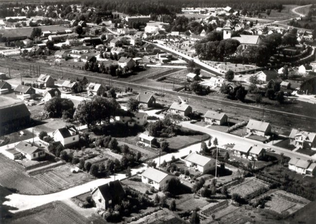 Flygfoto ver Bredaryd 1968