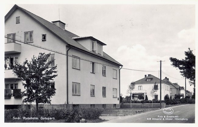 Sml. Rydaholm, gatuparti.