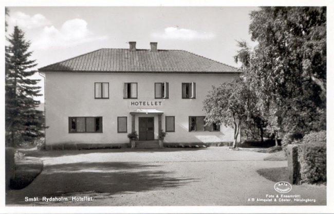 Smål. Rydaholm. Hotellet.