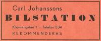 Carl Johanssons Bilstation