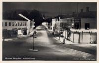 Storgatan i kvllsbelysning (ca 1950)