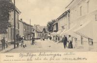 Storgatan (idag Stadshuset till vnster och Polishuset till hger)