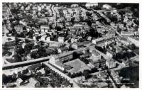 Flygfoto över centrum av Värnamo Flygfoto över centrum av Värnamo