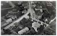 Flygfoto över centrum av Värnamo på 30-talet Flygfoto över centrum av Värnamo på 30-talet