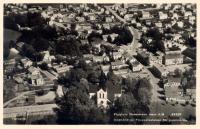 Flygfoto över centrum av Värnamo Flygfoto över centrum av Värnamo