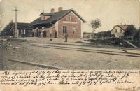 Järnvägsstationen, Bredaryd (ca 1903) Järnvägsstationen, Bredaryd (ca 1903)