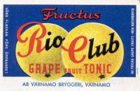 Fructus Rio Club Grape Fruit Tonic Fructus Rio Club Grape Fruit Tonic