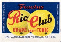 Fructus Rio Club Grape Fruit Tonic (Nya Vattenfabriken) Fructus Rio Club Grape Fruit Tonic (Nya Vattenfabriken)