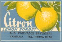 Citron Lemon Sorbet